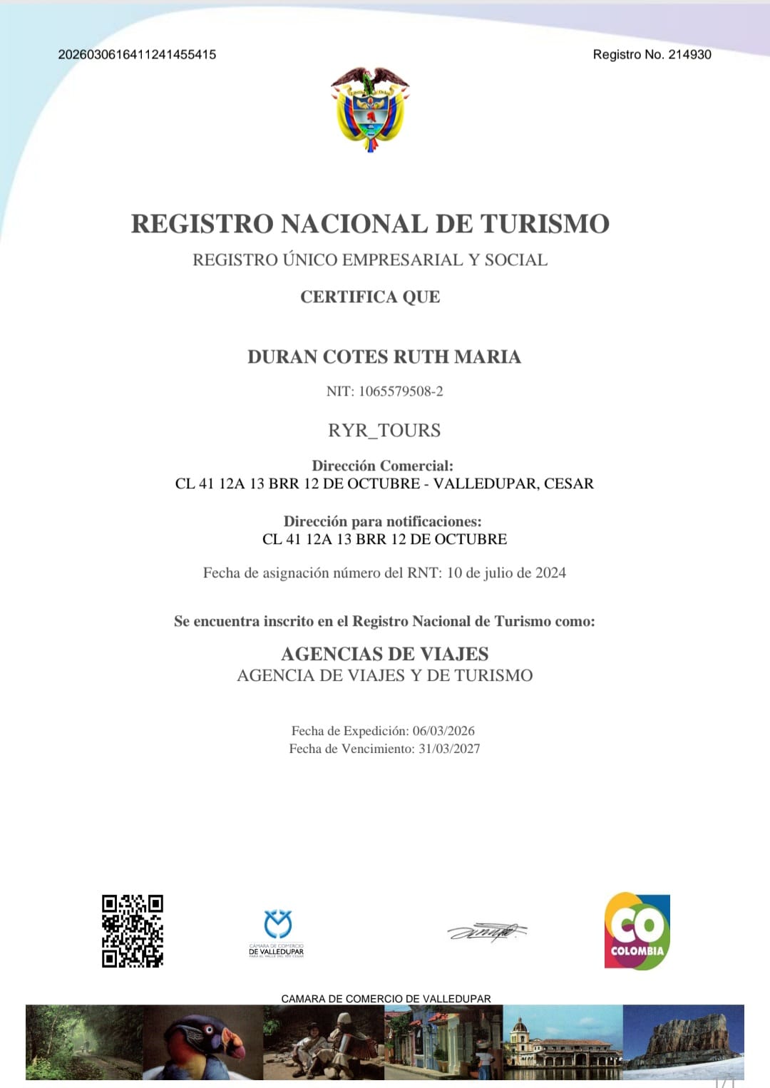 Normativa del servicio prestado 2
